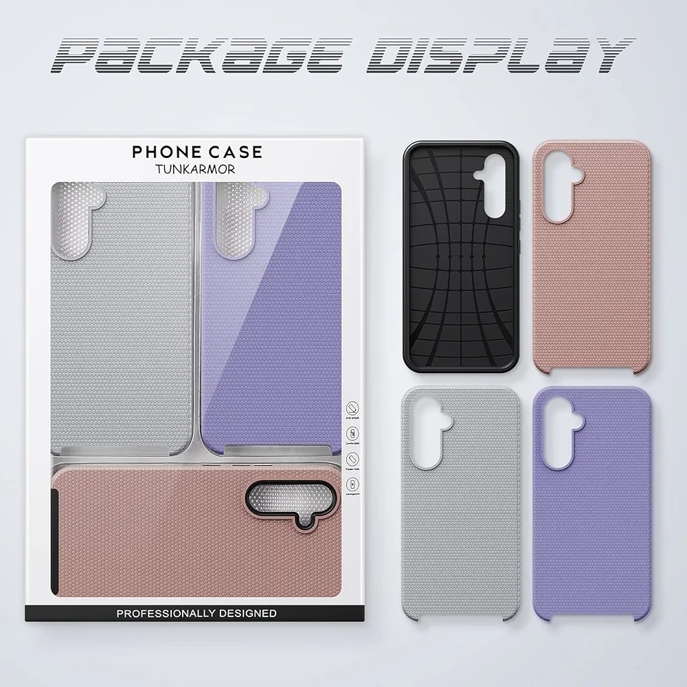 Phone Case Covers Box Of 3 For Samsung Galaxy A54 5G: Dual Layer Samsung A54 5